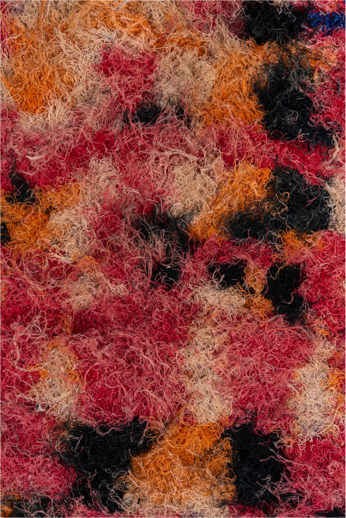 Vintage Rag Rug Area Rug (4' x 7')